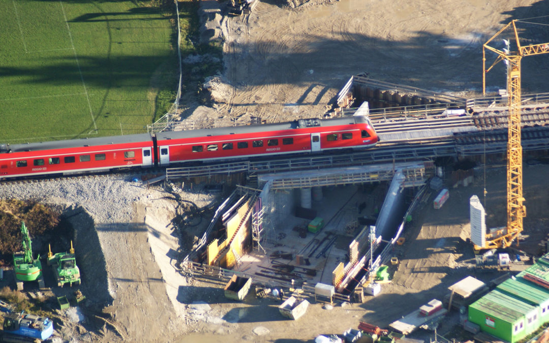 Eisenbahnüberführung über die OA23 in Minderbetzigau