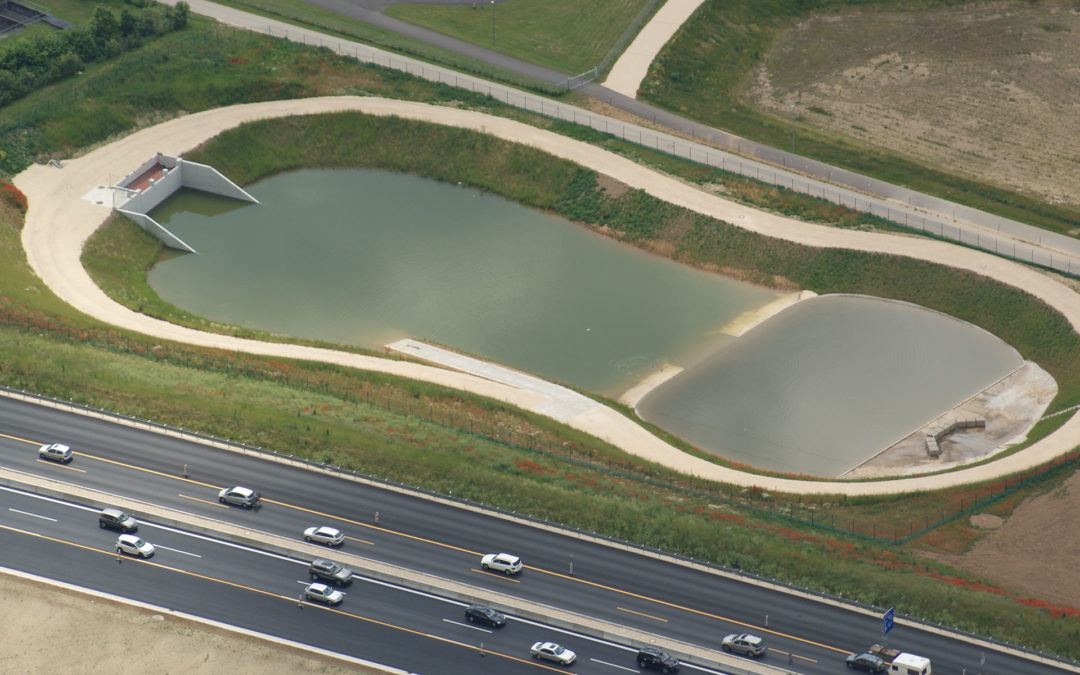 Regenrückhaltebecken A8 Ulm – Hohenstadt